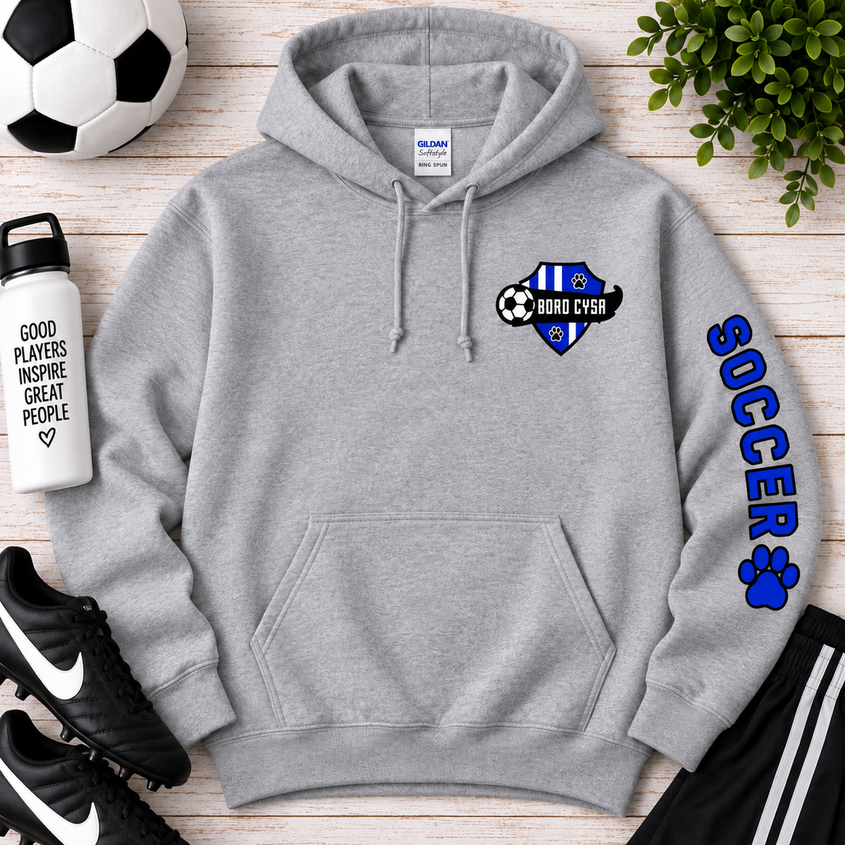 Youth Hoodie (Left Chest + Sleeve) | Boro CYSA