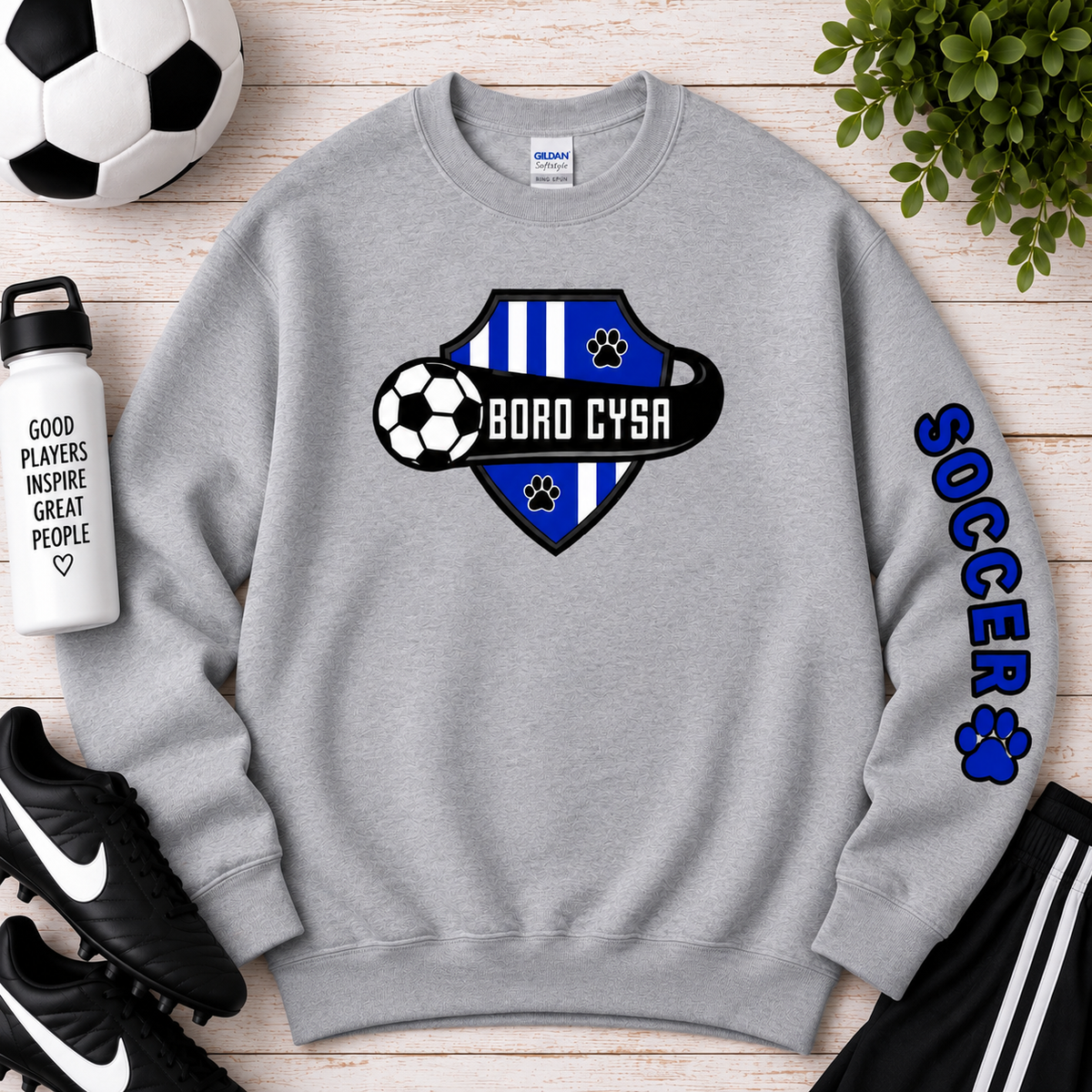 Youth Crewneck (Full Front + Sleeve) | Boro CYSA