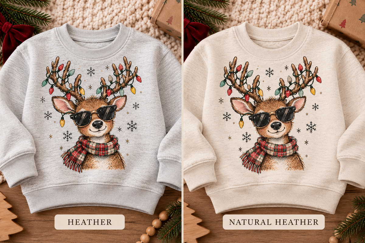 Reindeer Crewneck Sweatshirt | Toddler