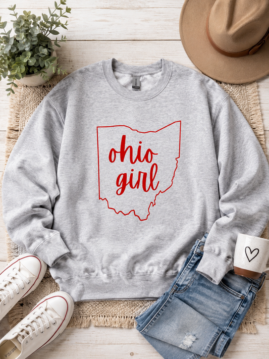 Ohio Girl Crewneck Sweatshirt | Adult