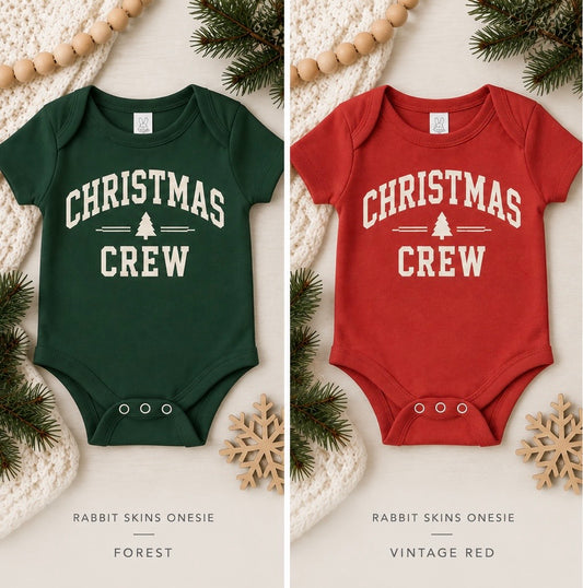 Christmas Crew Onesie (Forest & Red) | Baby