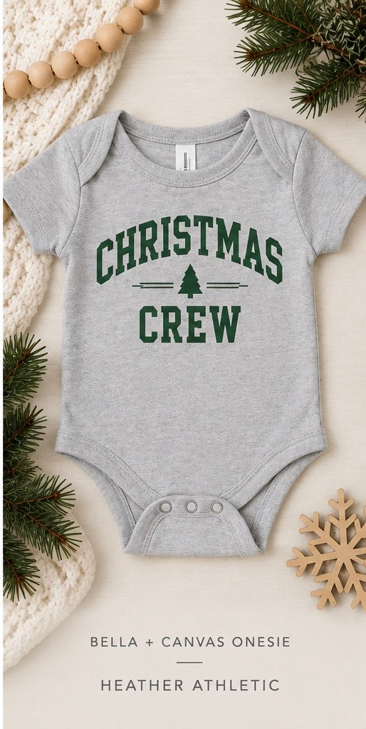 Christmas Crew Onesie (Gray) | Baby