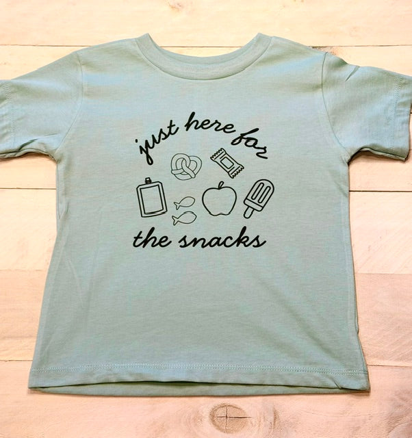 Just Here for the Snacks TShirt - Toddler