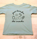 Just Here for the Snacks TShirt - Toddler