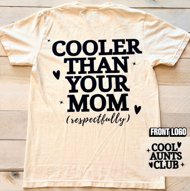 Cool Aunts Club Comfort Color T-Shirt (Ivory)